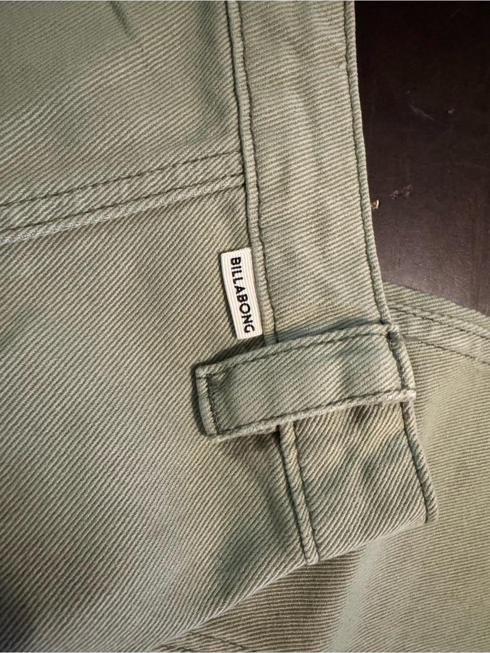 Billabong Sage Green Cargo Pants - Picture 9 of 16